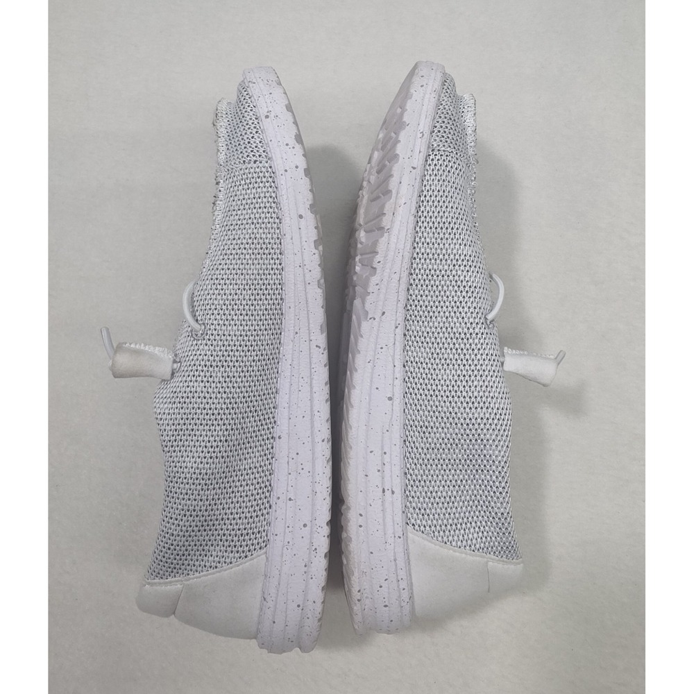 Hey Dude Women's Wendy Sox Stone White Sneakers Shoes Size 9 Comfort Slip On - Picture 7 of 10